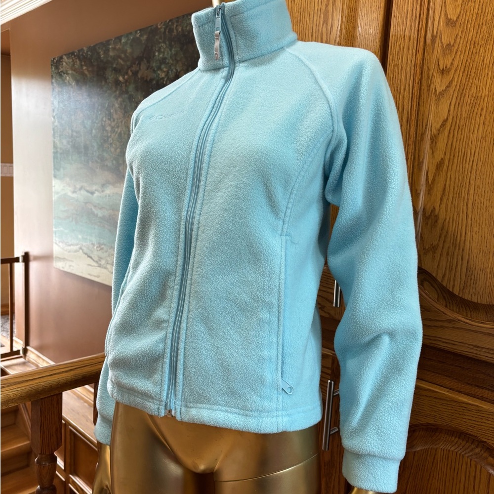 Women's Sky Blue Fleece Ski Jacket